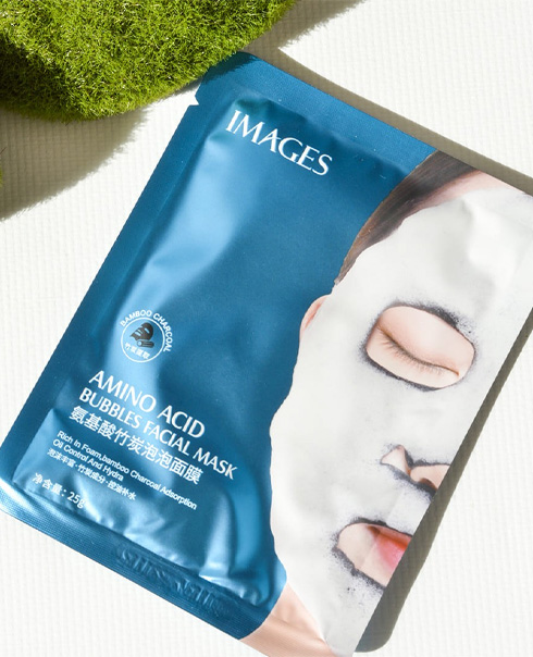 Бульбашкова тканинна маска Bubbles Amino Acid Mask