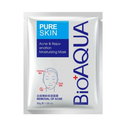 Тканинна маска від акне BIOAQUA Pure Skin Acne&Rejuvenation