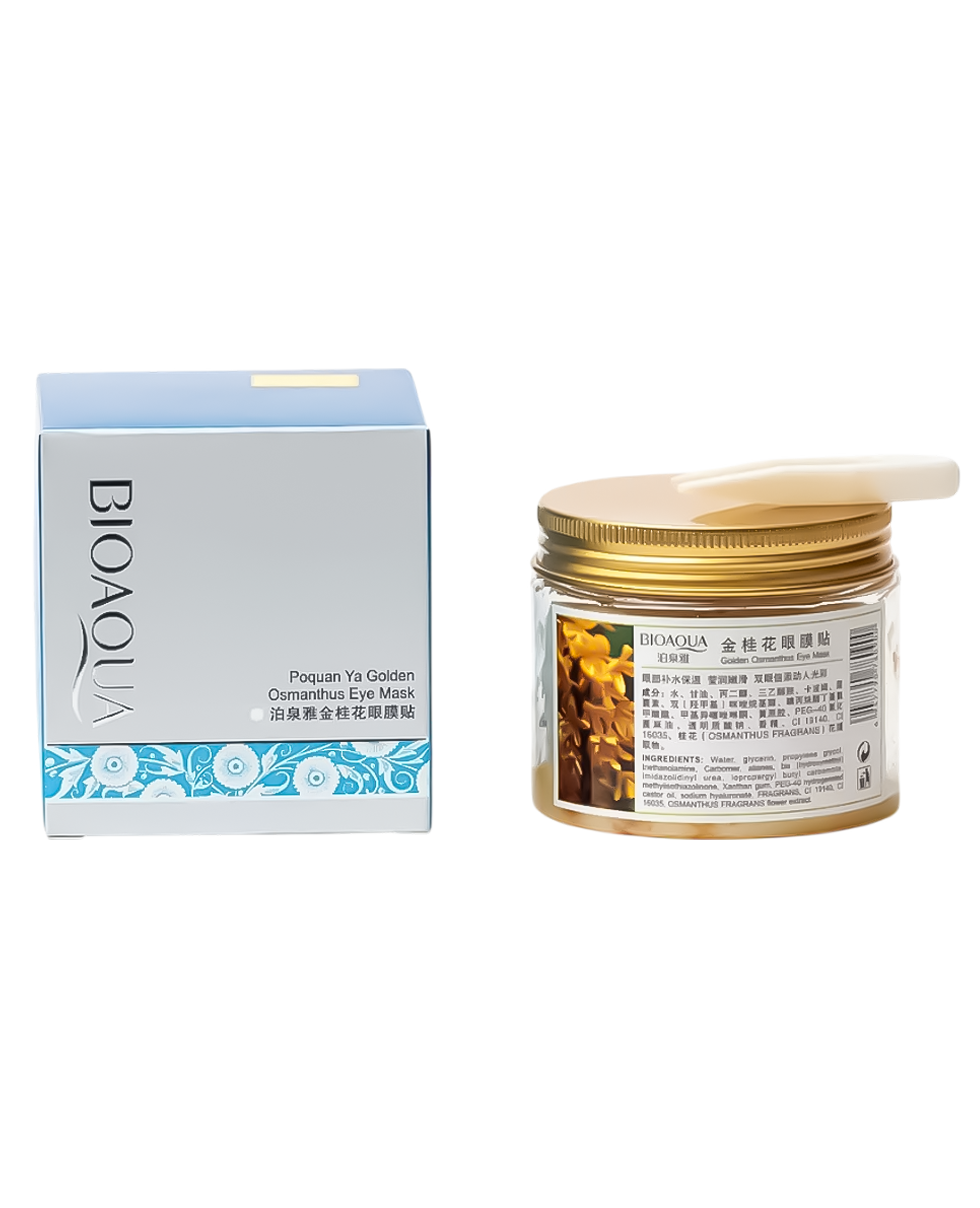 Тканинні патчі з османтусом Bioaqua Golden Osmanthus Eye Mask