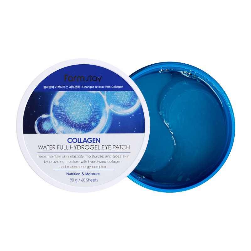 Гидрогелевые патчи FARM STAY Collagen Water Full Hydrogel Eye Patch
