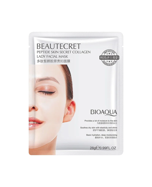 Гидрогелевая маска с коллагеном Beautecret Peptide Skin Secret Collagen
