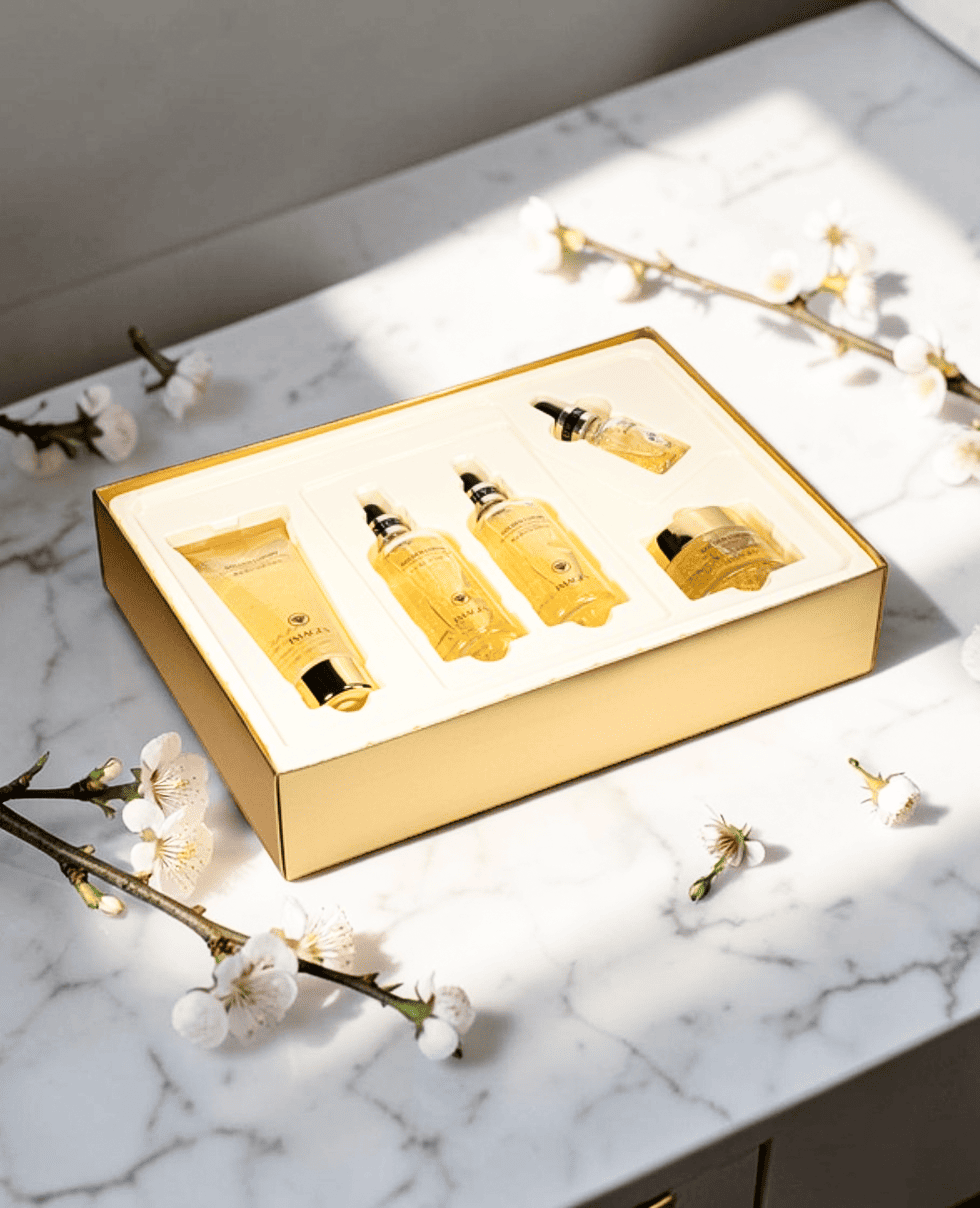 Подарочный набор с золотом IMAGES Golden Luxury Moisturizing Five