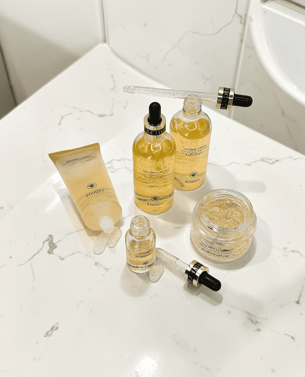 Подарочный набор с золотом IMAGES Golden Luxury Moisturizing Five