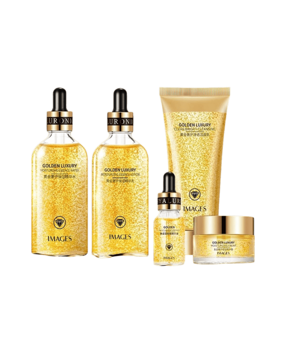 スムーズスキン GOLD  pour-A-soigne’ set Подарочный набор с золотом IMAGES Golden Luxury Moisturizing Five