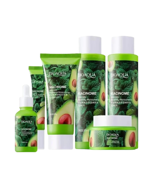 Подарунковий набір з авокадо та ментолом Bioaqua Niacinome Avocado Elasticity Moisturizing