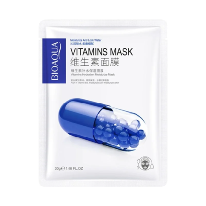 Тканинна маска з вітаміном В3 BIOAQUA Vitamins Hydration Moisturize Mask