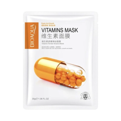 Тканинна маска з вітаміном В2 BIOAQUA Vitamin Tender Elastic Mask