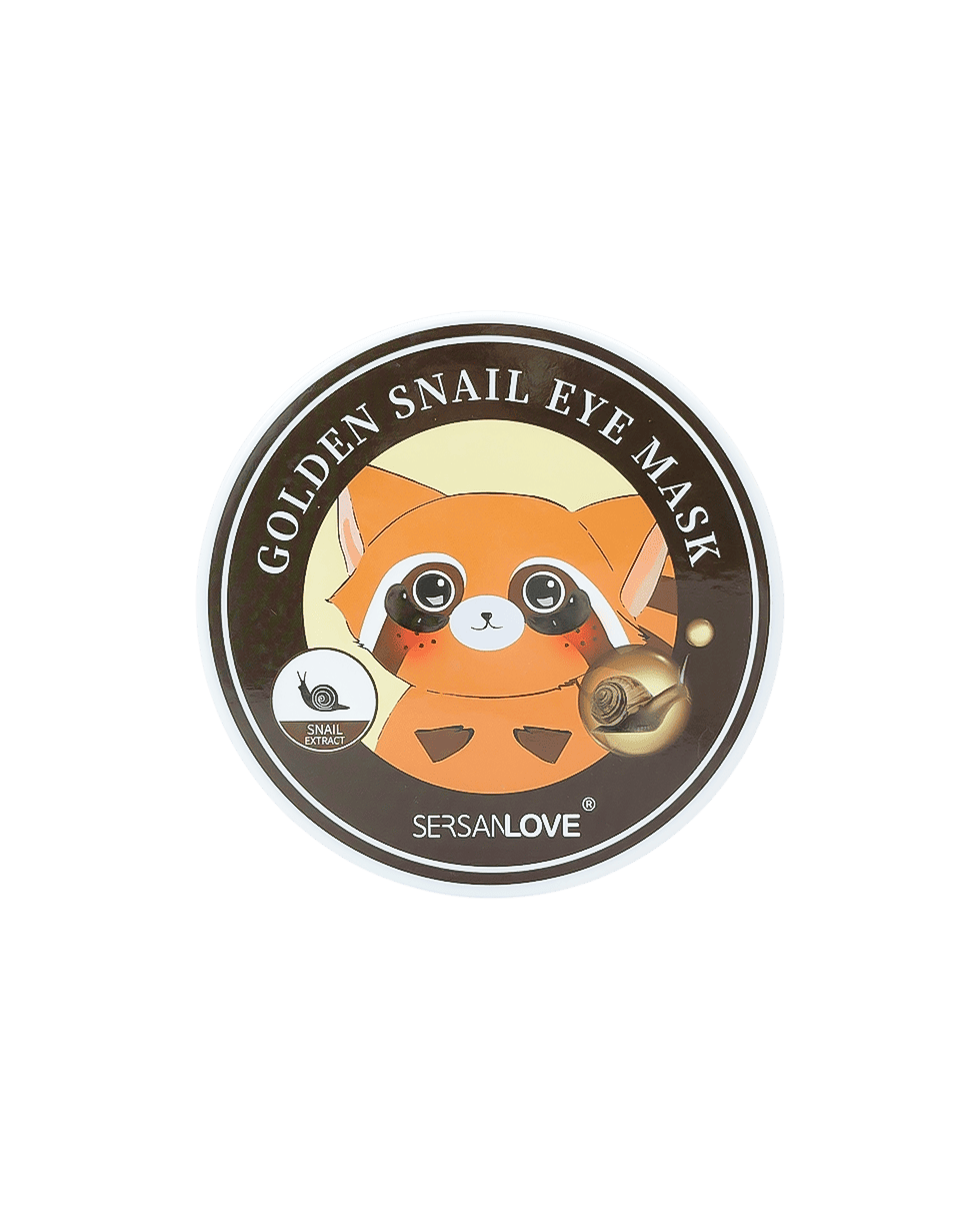 Гідрогелеві патчі з муцином равлика SERSAN LOVE Golden Snail Eye Mask