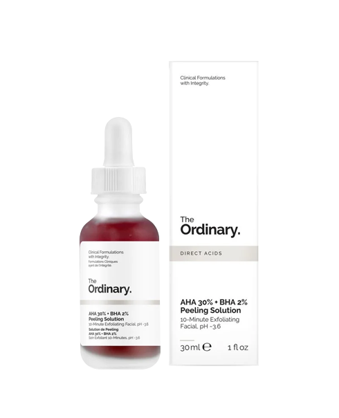 Кровавый пилинг The Ordinary AHA 30% + BHA 2% Peeling Solution