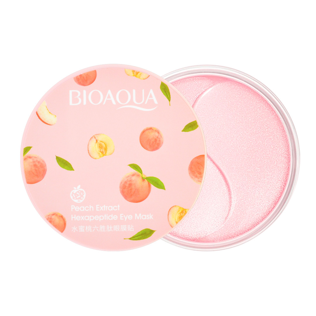 Гідрогелеві патчі з персиком BIOAQUA Peach Extract Hexapeptide
