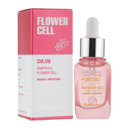 Ампульная сироватка з квітковим екстрактом Farm Stay DR.V8 Ampoule Solution Flower Cell