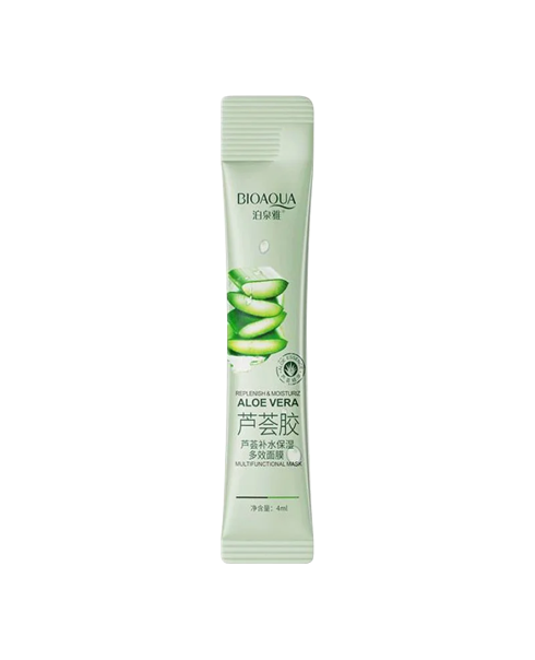 Гелевая ночная маска для лица в стике с алоэ BIOAQUA Aloe Vera Replenishing Moinsturizing Multifunctional Mask
