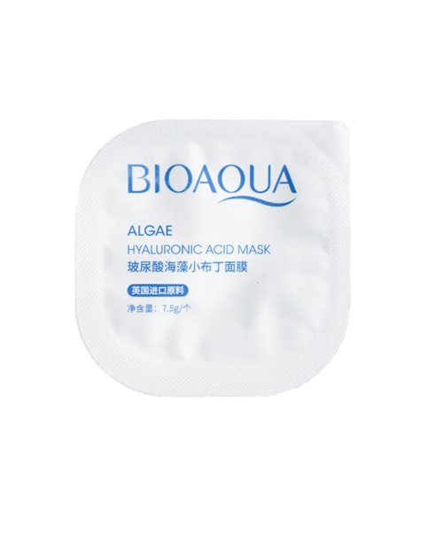 Маска для обличчя з гіалуроновою кислотою і морськими водоростями BIOAQUA Hyaluronic Acid Seaweed Pudding Mask