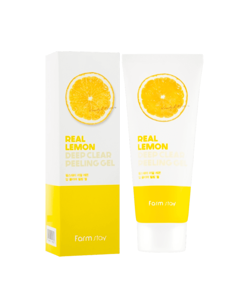 Пілінг-скатка з лимоном Farm Stay Real Lemon Deep Clear Peeling Gel
