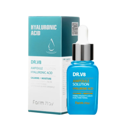 Ампульна сироватка c гіалуроновою кислотою Farm Stay DR.V8 Ampoule Solution Hyaluronic Acid