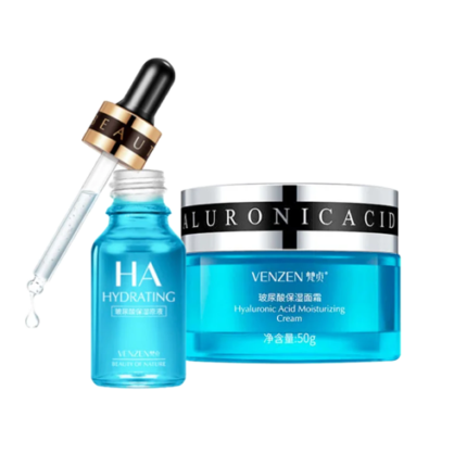 Сироватка і крем з гіалуроновою кислотою VENZEN (Veze) HA Hydrating