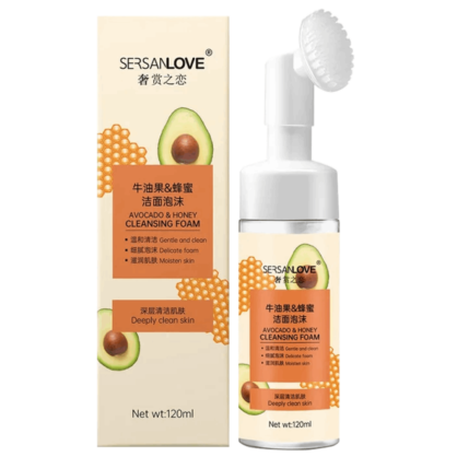 Пенка-мусс с авокадо и медом SERSAN LOVE Avocado & Honey Cleansing Foam