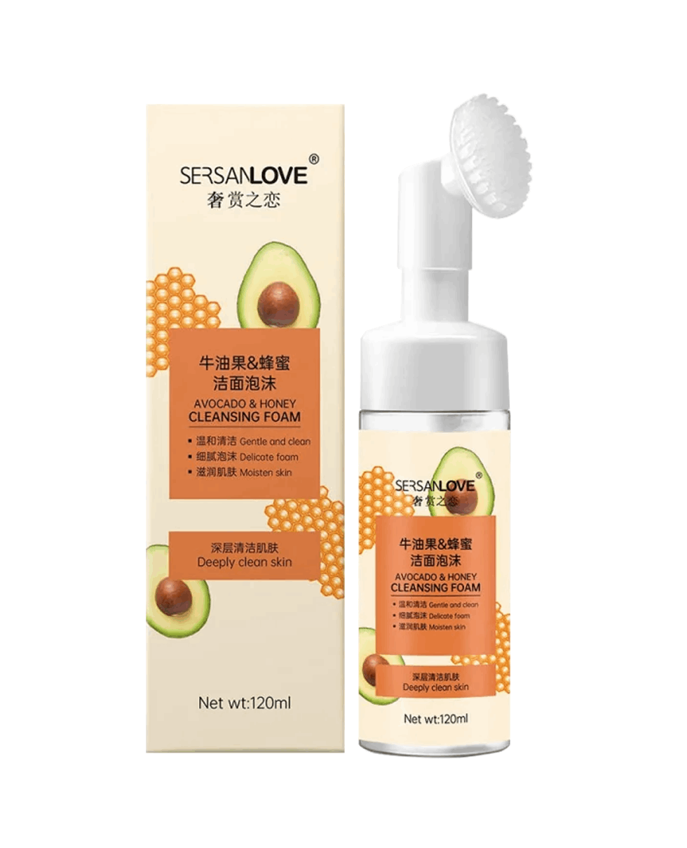 Пенка-мусс с авокадо и медом SERSAN LOVE Avocado & Honey Cleansing Foam
