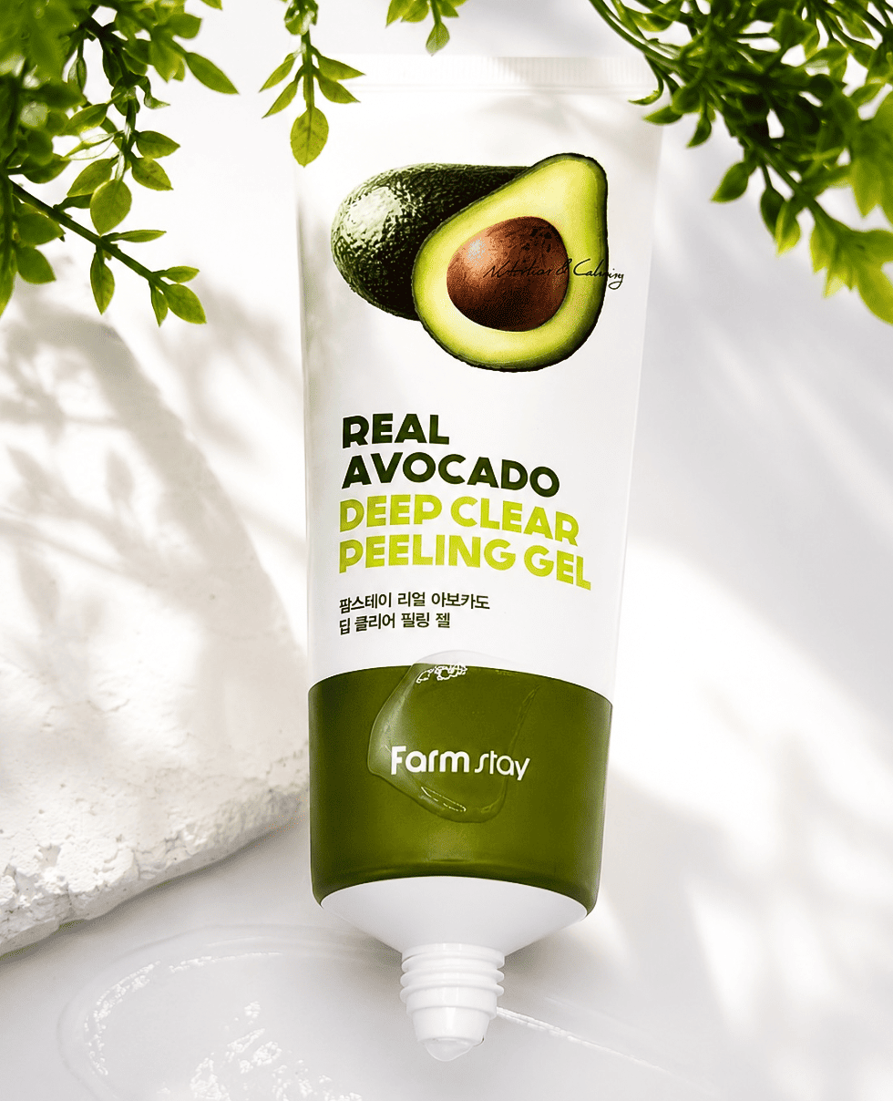 Пілінг-скатка з авокадо Farm Stay Real Avocado Deep Clear Peeling Gel