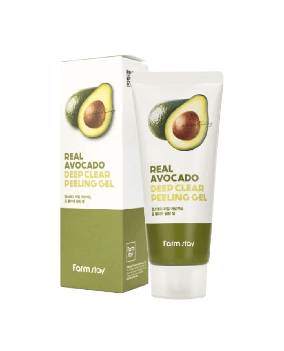 Пілінг-скатка з авокадо Farm Stay Real Avocado Deep Clear Peeling Gel