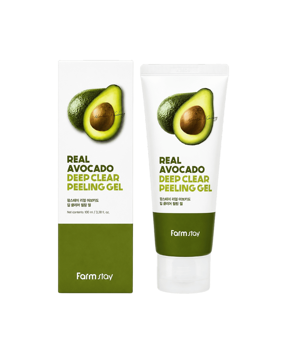 Пілінг-скатка з авокадо Farm Stay Real Avocado Deep Clear Peeling Gel