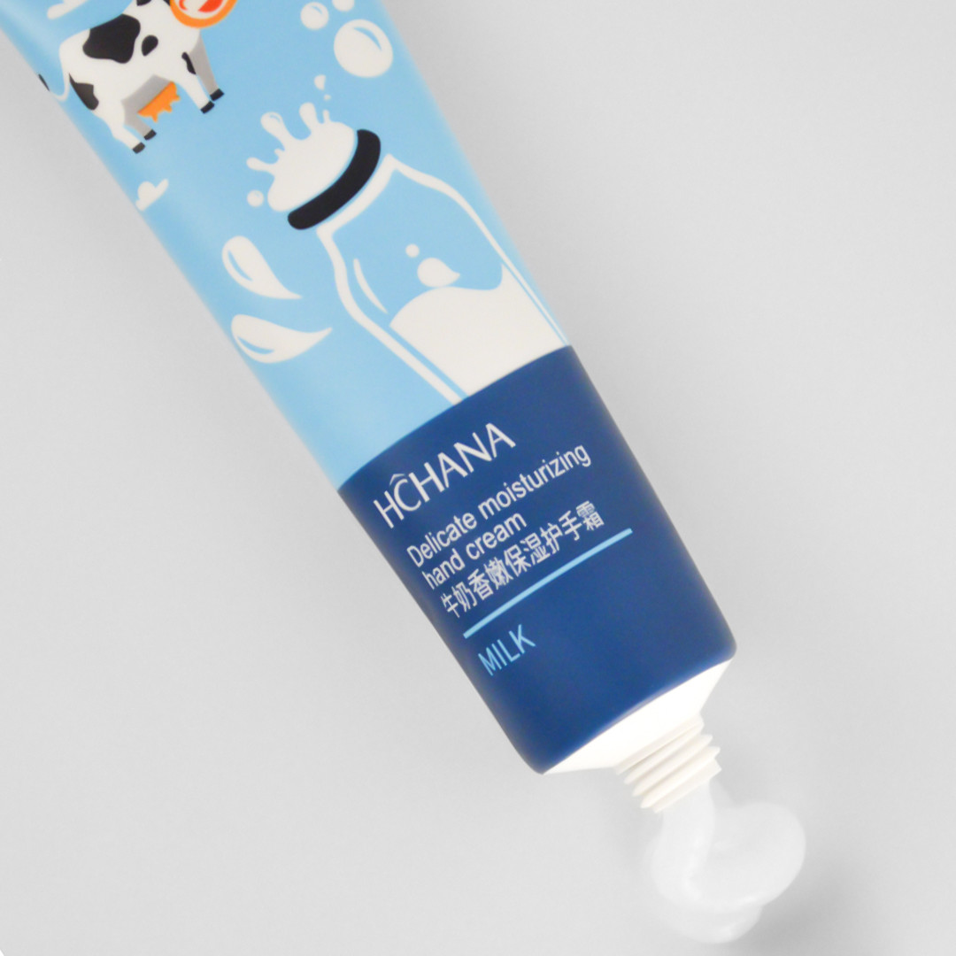 Крем для рук з екстрактом молока HCHANA Delicate Moisturizing Hand Cream Milk
