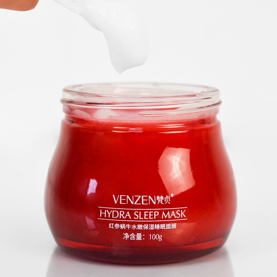 Нічна маска Veze (Venzen) Ginseng Snail Hydra Sleep Mask