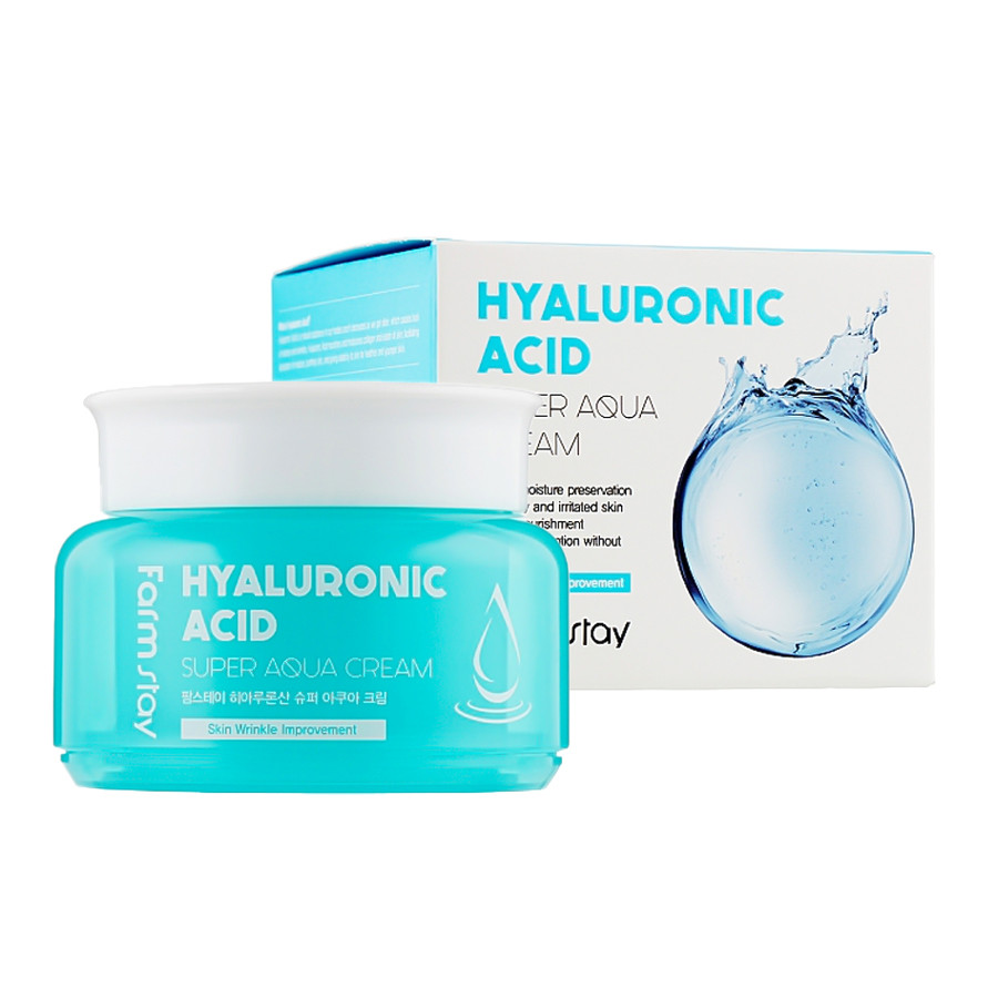 Корейский увлажняющий крем Farm Stay Hyaluronic Acid Super Aqua Cream