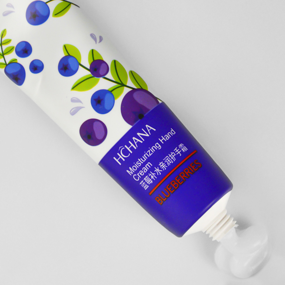 Крем для рук з чорницею HCHANA Moisturizing Hand Cream Blueberries