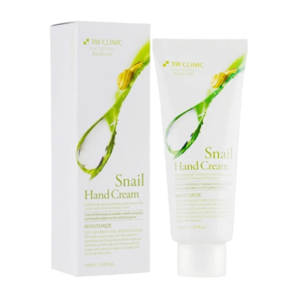 Крем для рук с муцином улитки 3W Clinic Snail Hand Cream