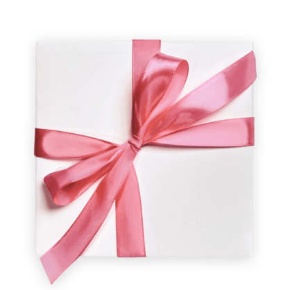 Белая подарочная коробка