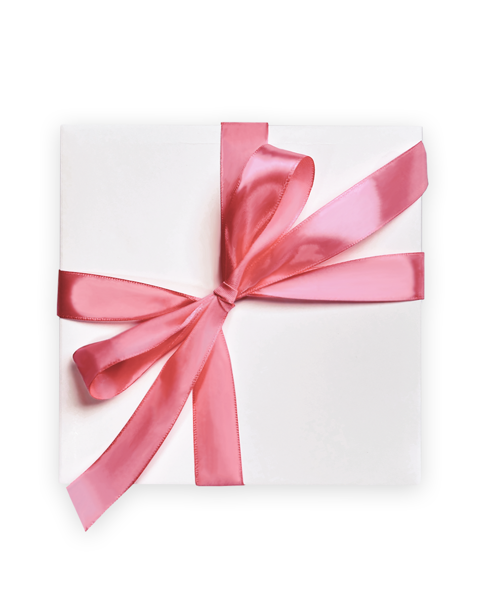 Біла подарункова коробка