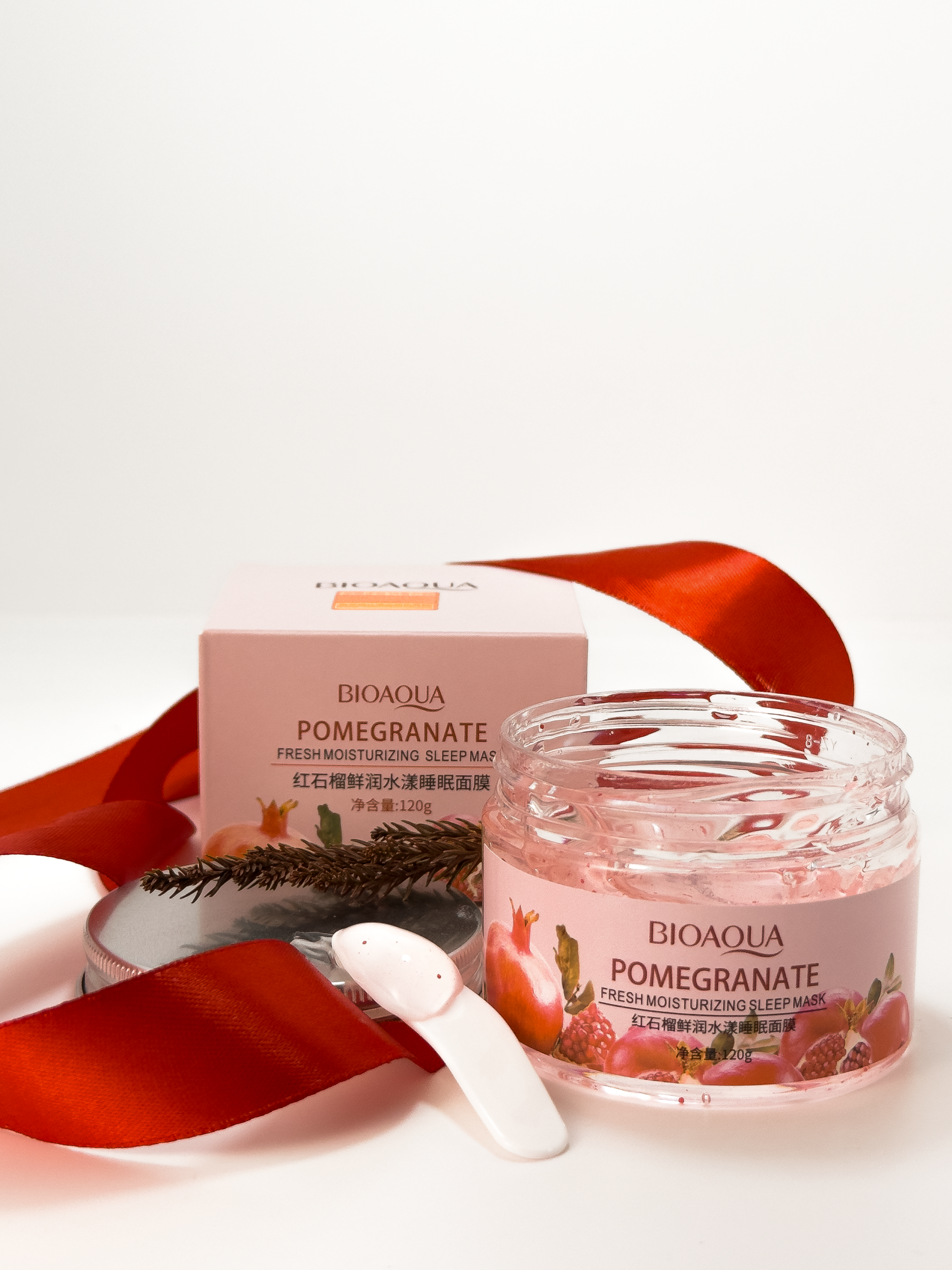Ночная гелевая маска с гранатом Pomegranate Fresh Moinsturizing Mineral Sleep Mask