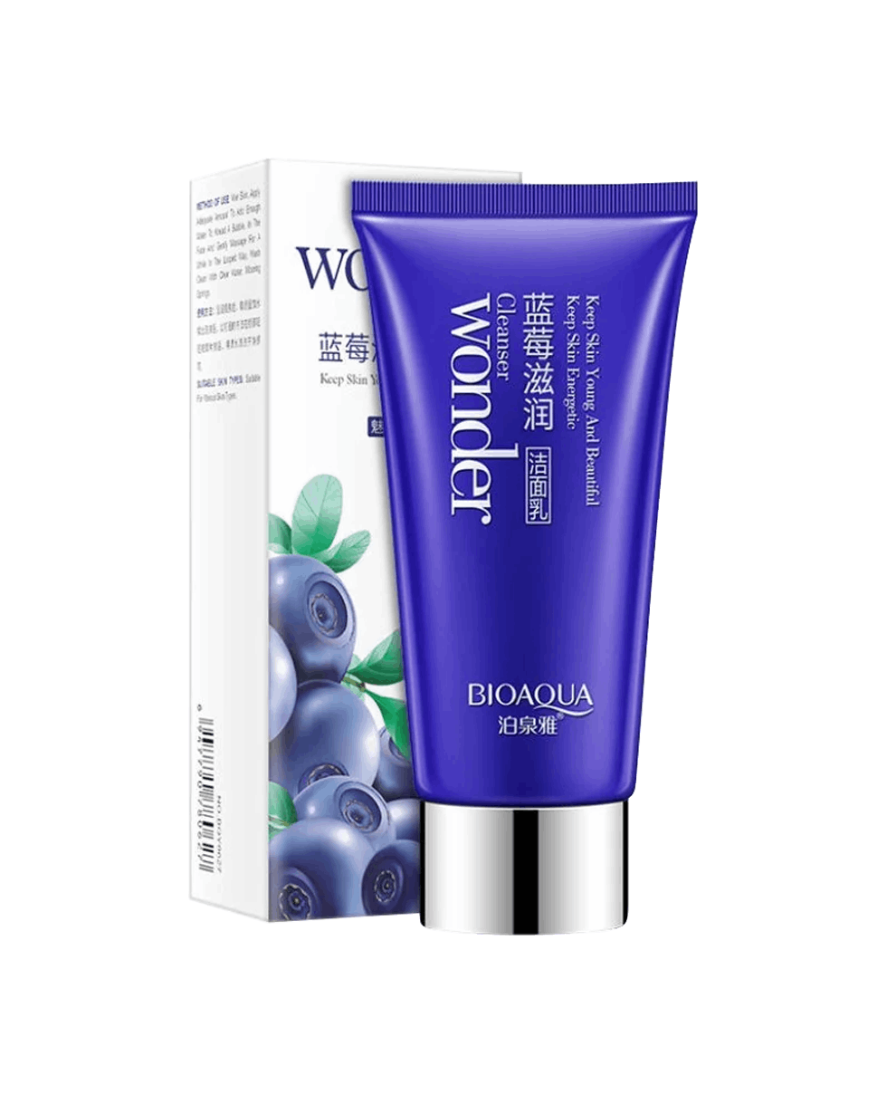 Очищающая пенка с черникой BIOAQUA Cleanser Wonder