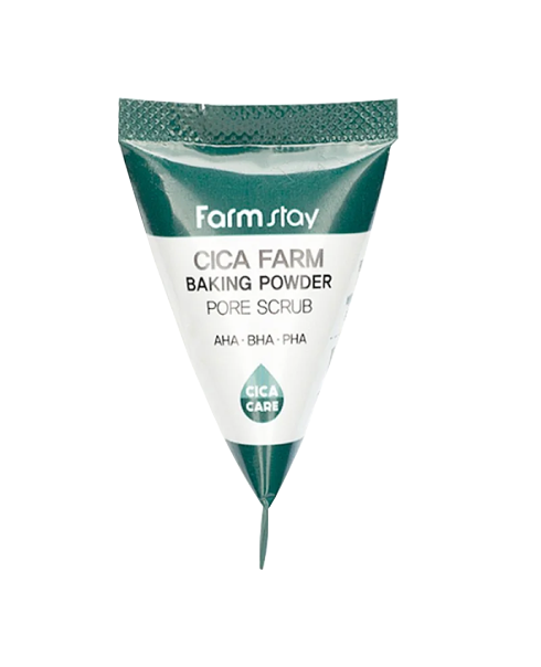 Скраб з центелою азіатською Farm stay Cica Farm Baking Powder Pore Scrub