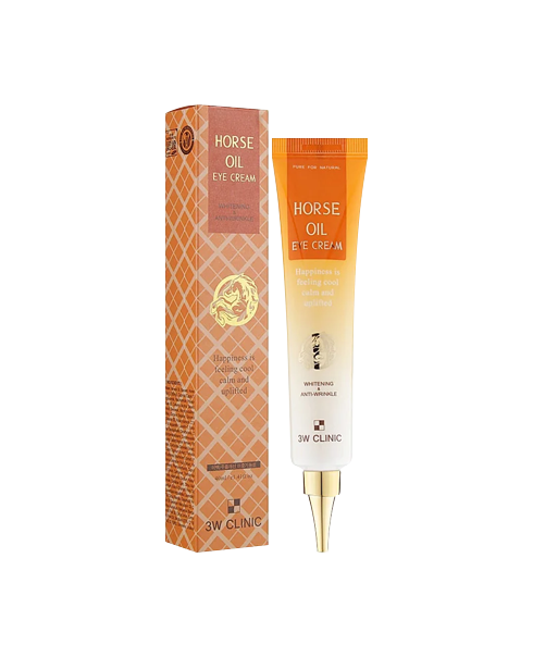 Крем навколо очей з кінською олією 3W CLINIC Horse Oil Eye Cream