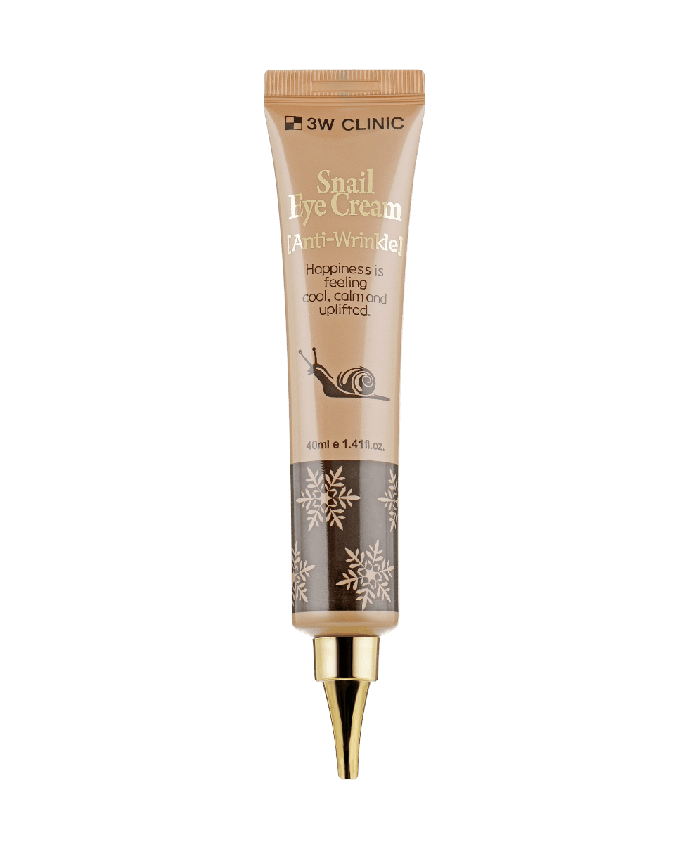 Крем для кожи вокруг глаз с муцином улитки 3W CLINIC Snail Eye Cream Anti Wrinkle