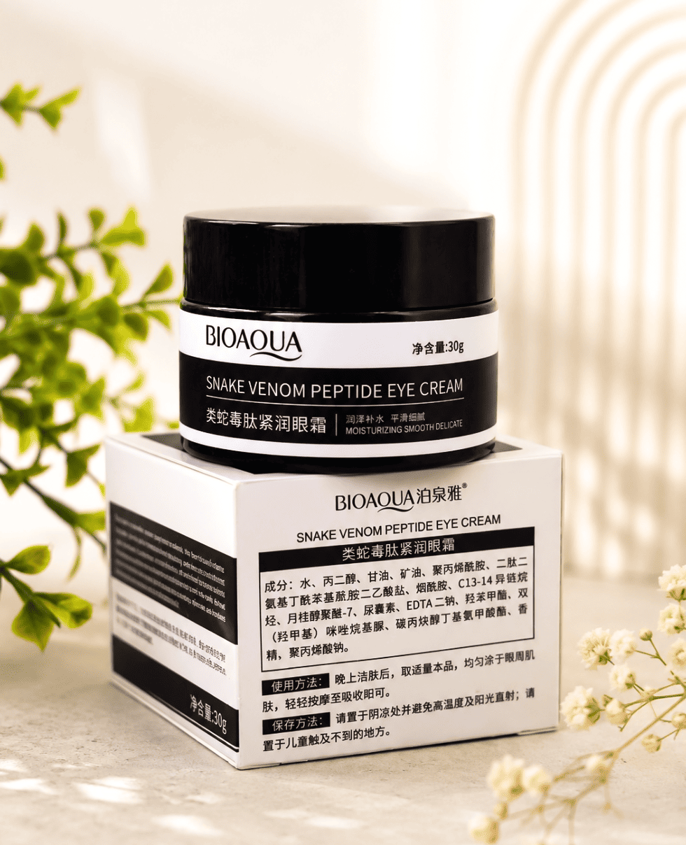Крем під очі зі зміїною отрутою Bioaqua Snake Venom Peptide