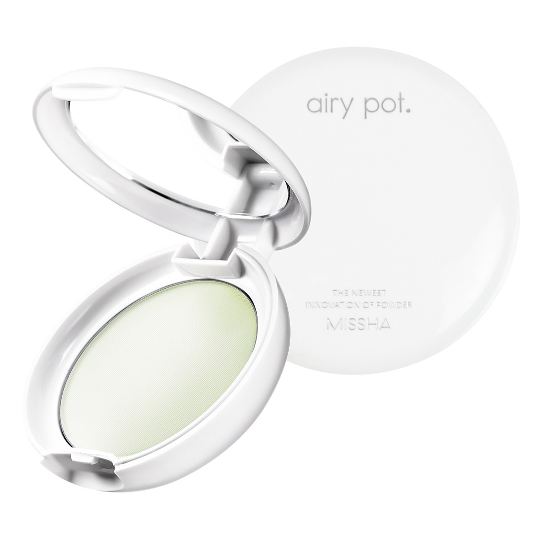 Безбарвна пудра з м’ятою Missha Airy Pot Powder Mint