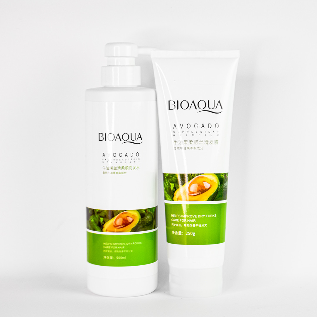 Шампунь для волос с авокадо BIOAQUA Avocado Silky Smooth Shampoo