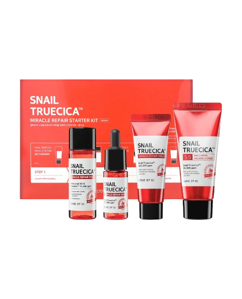 Набор миниатюр с муцином улитки SOME BY MI Snail Truecica Miracle Repair Starter Kit
