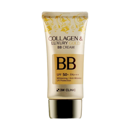 ВВ крем с коллагеном и золотом 3W CLINIC Collagen & Luxury Gold BB Cream