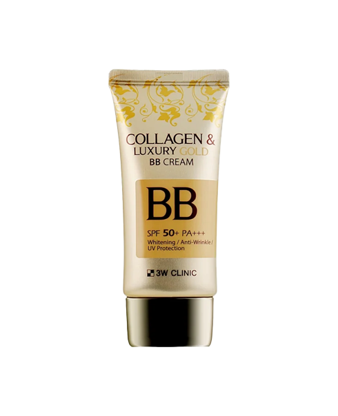 ВВ крем с коллагеном и золотом 3W CLINIC Collagen & Luxury Gold BB Cream