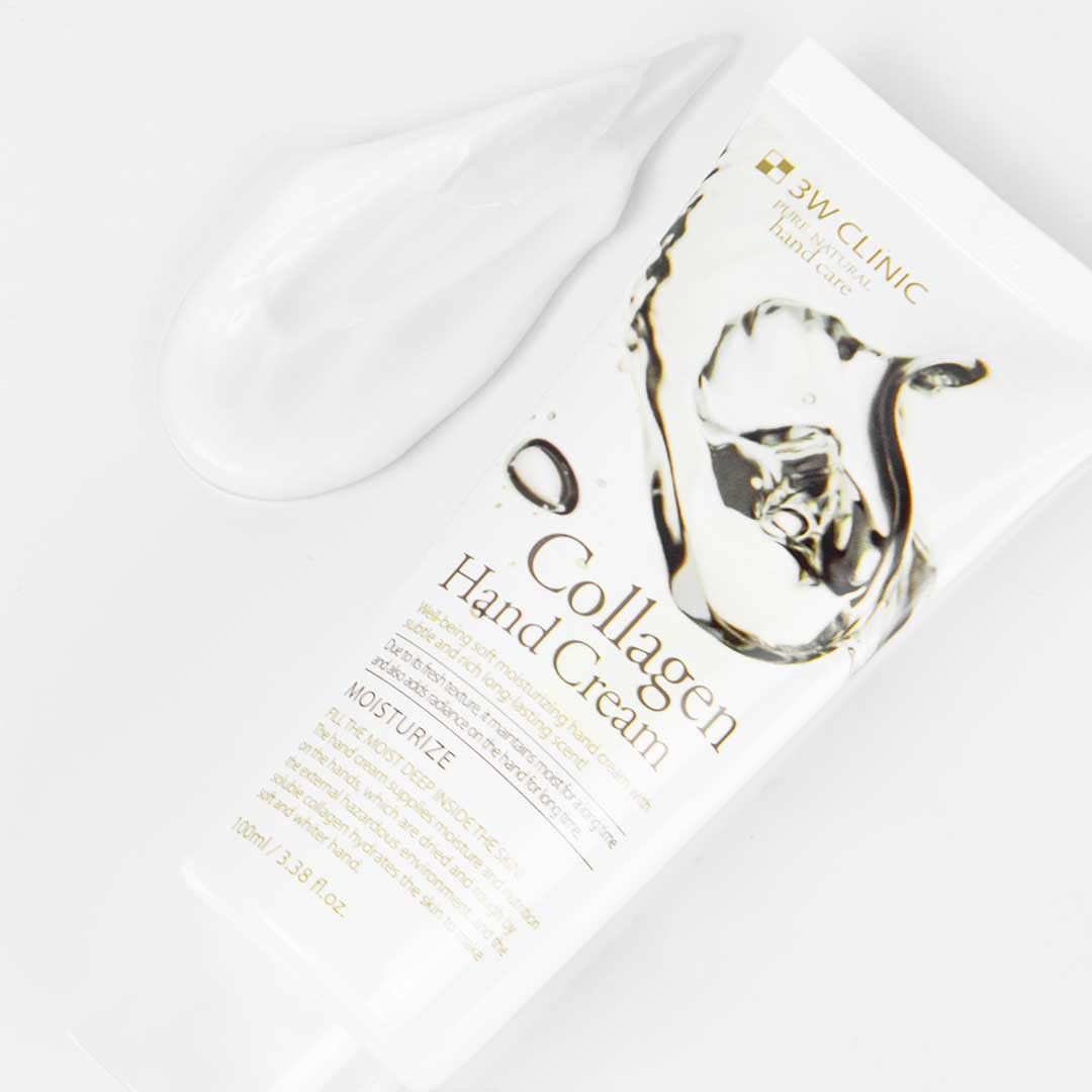 Омолаживающий крем для рук с коллагеном 3W Clinic Collagen Hand Cream