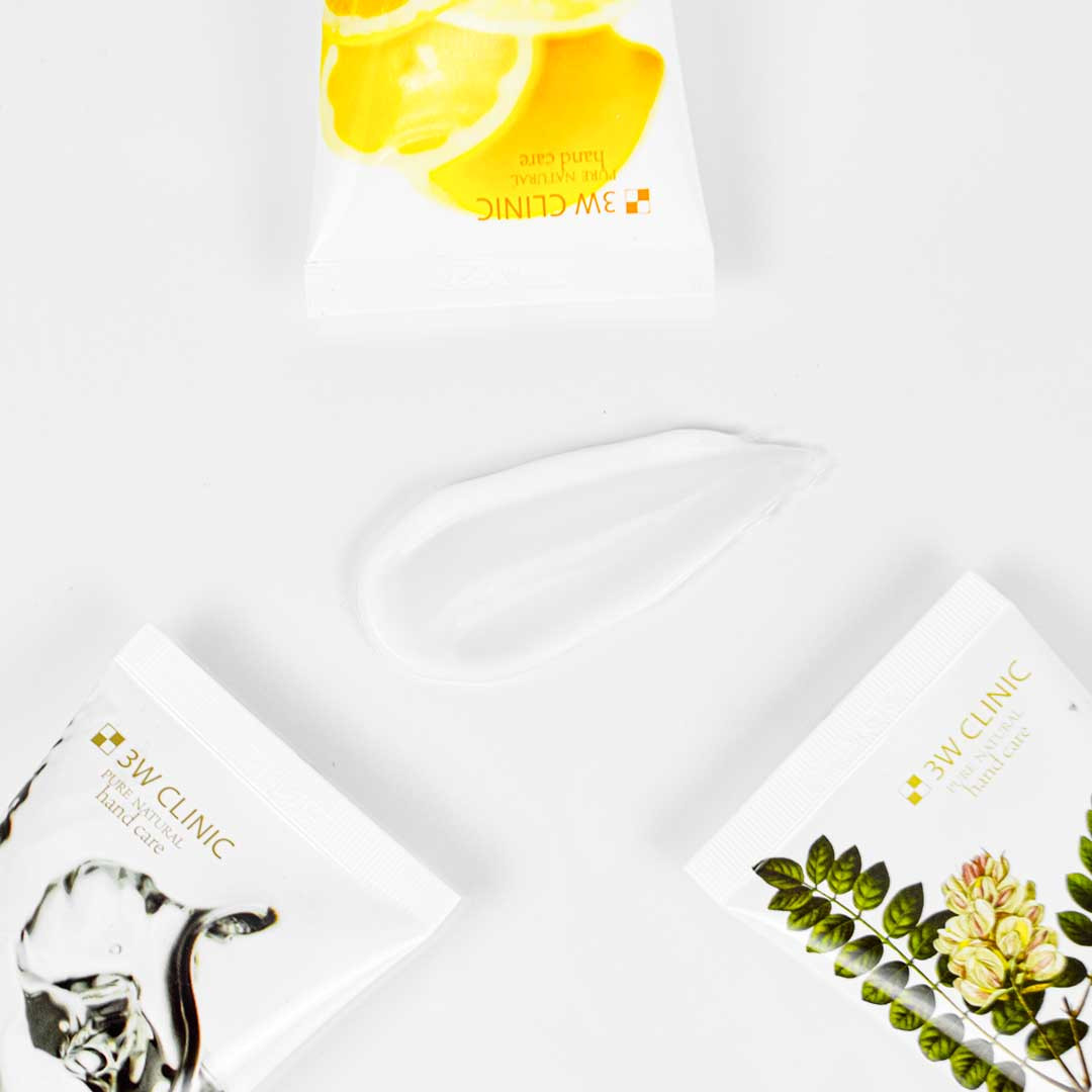 Осветляющий крем для рук с лимоном 3W Clinic Lemon Hand Cream