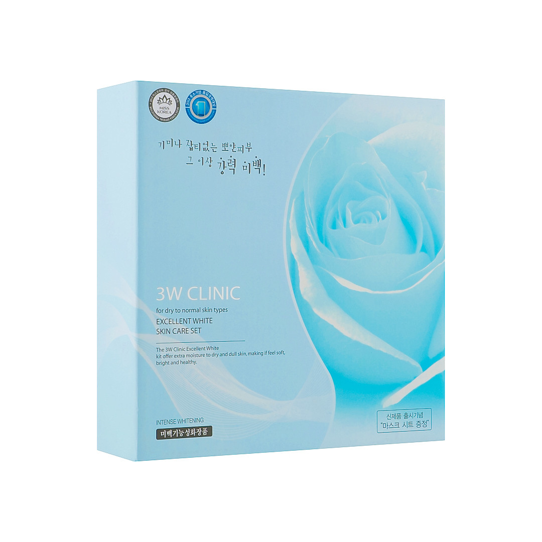 Набір з ніацинамідом 3W CLINIC Excellent White Skin Care 3 Set