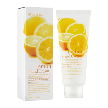 Осветляющий крем для рук с лимоном 3W Clinic Lemon Hand Cream