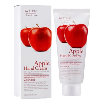 Пом'якшуючий крем для рук із яблуком 3W CLINIC Apple Hand Cream