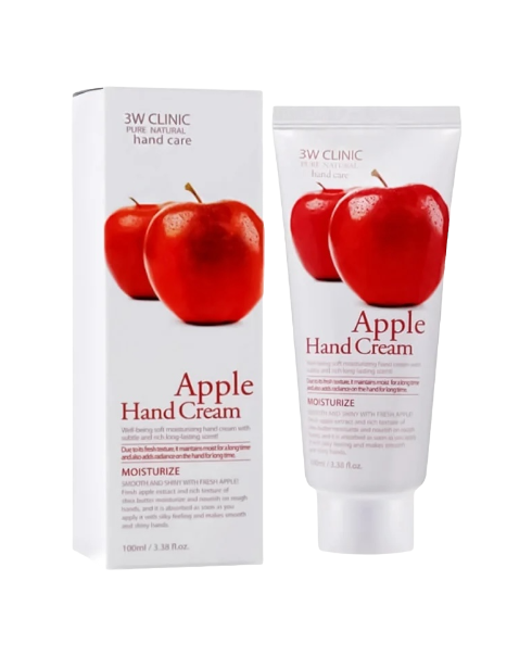 Пом’якшуючий крем для рук із яблуком 3W CLINIC Apple Hand Cream