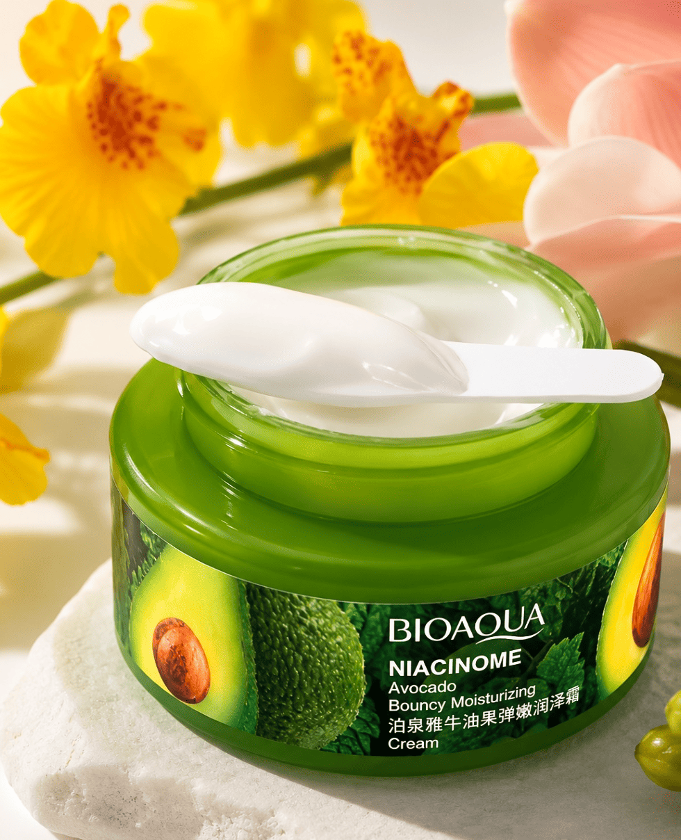 Крем з авокадо та ніацинамідом BIOAQUA Niacinome Avocado Elasticity Moisturizing Cream